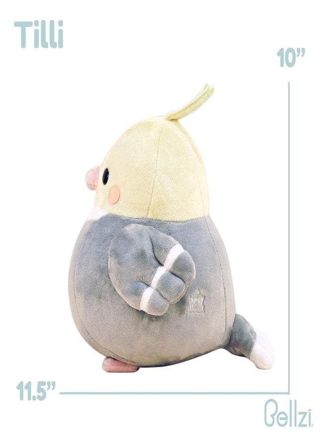 Bellzi Cockatiel - Cute Stuffed Animal Plush Toy - Adorable Soft Cockatiel Bird Toy Plushies and Gifts - Perfect Present for All Ages - Tilli - Image 3